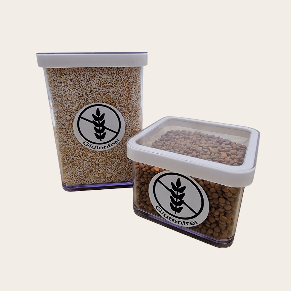 Aufkleber mit glutenfrei Symbol - 10 Stück