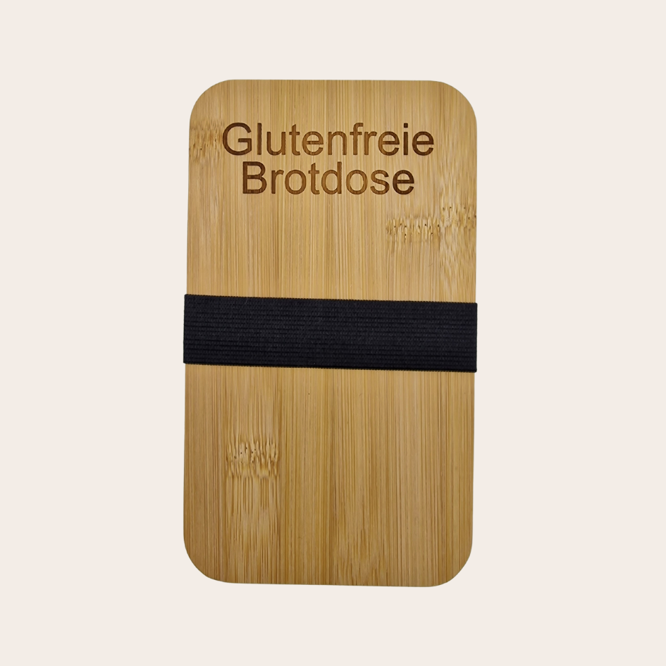Glutenfreie Lunchboxen/ Brotdosen doppellagig mit Besteck