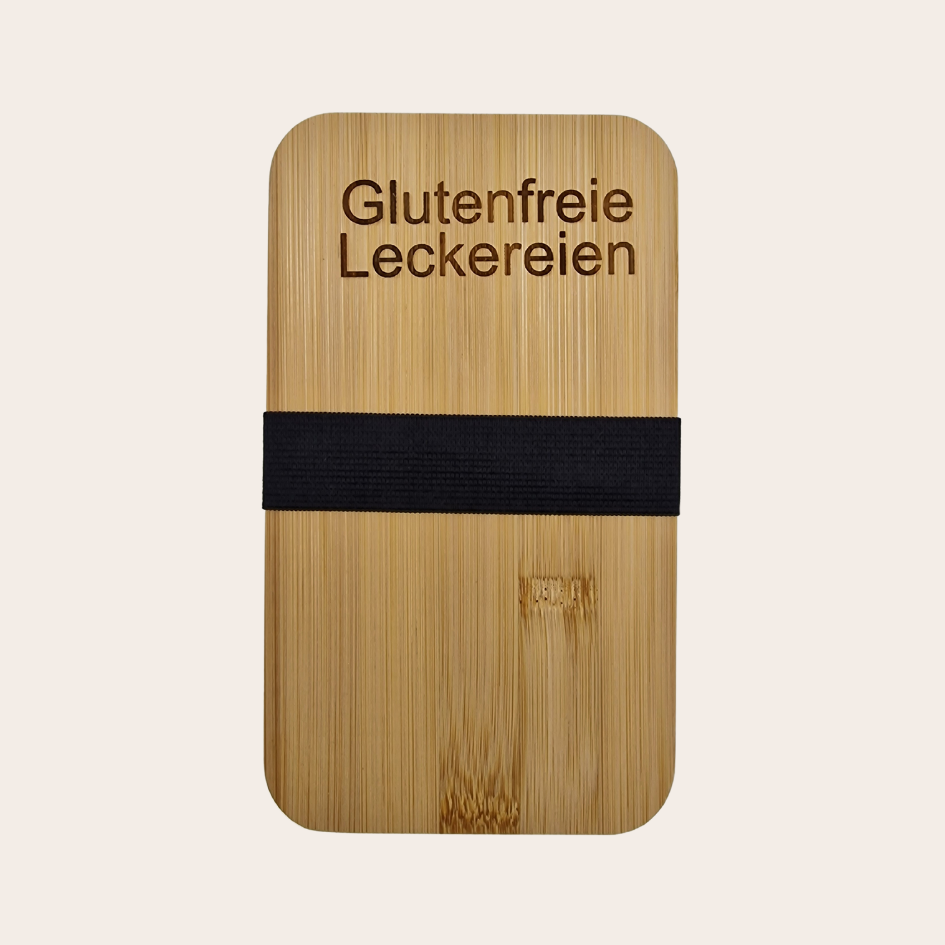 Glutenfreie Lunchboxen/ Brotdosen doppellagig mit Besteck