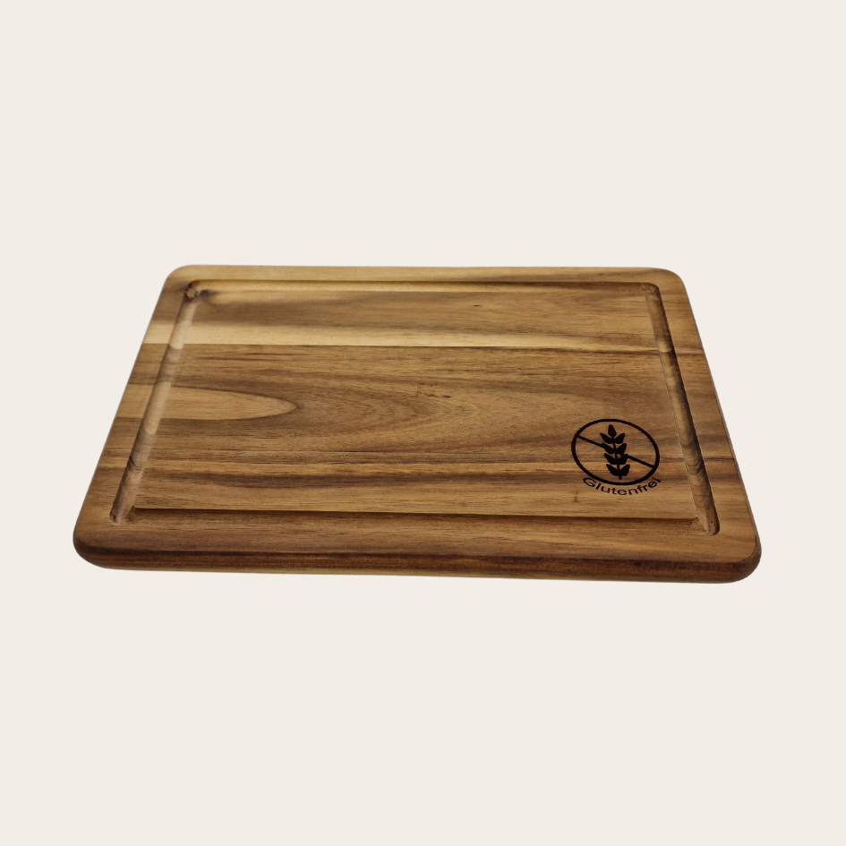 Glutenfreies Schneidebrett Akazienholz