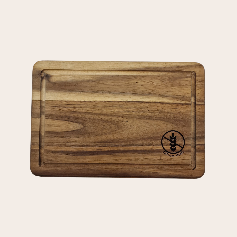 Glutenfreies Schneidebrett Akazienholz