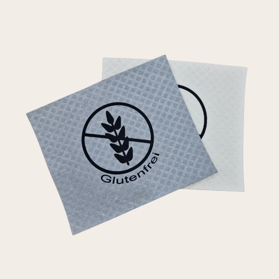 Schwammtücher mit glutenfrei Symbol - 2 Stück